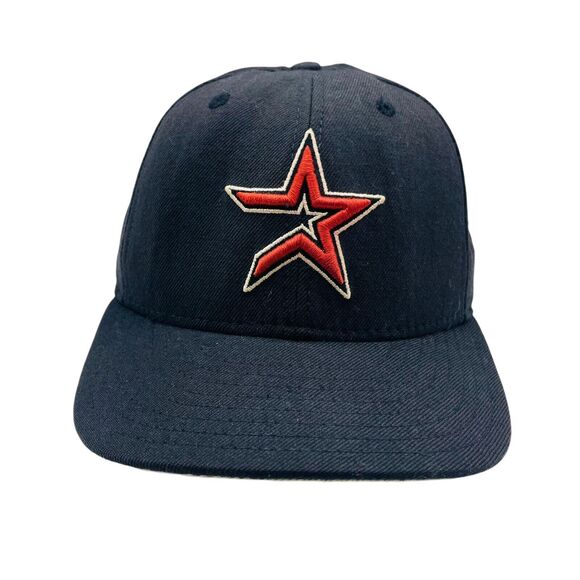 Vintage Y2K Houston Astros New Era Hat Cap Diamond Collection 7 1/2 Wool USA - Picture 1 of 6